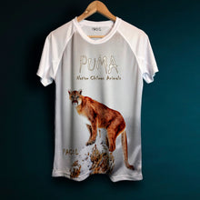 Cargar imagen en el visor de la galería, Polera Pacul Hombre Puma - Native Chilean Animals