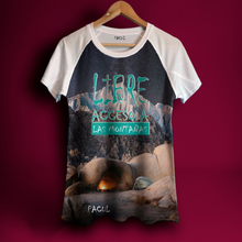Cargar imagen en el visor de la galería, Polera Pacul Mujer Libre Acceso a Las Montañas 4