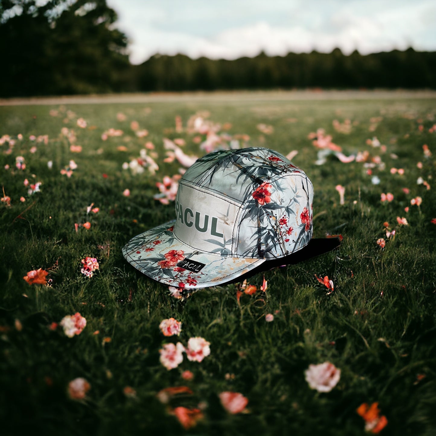 Gorro 5 Panel Pacul Flores