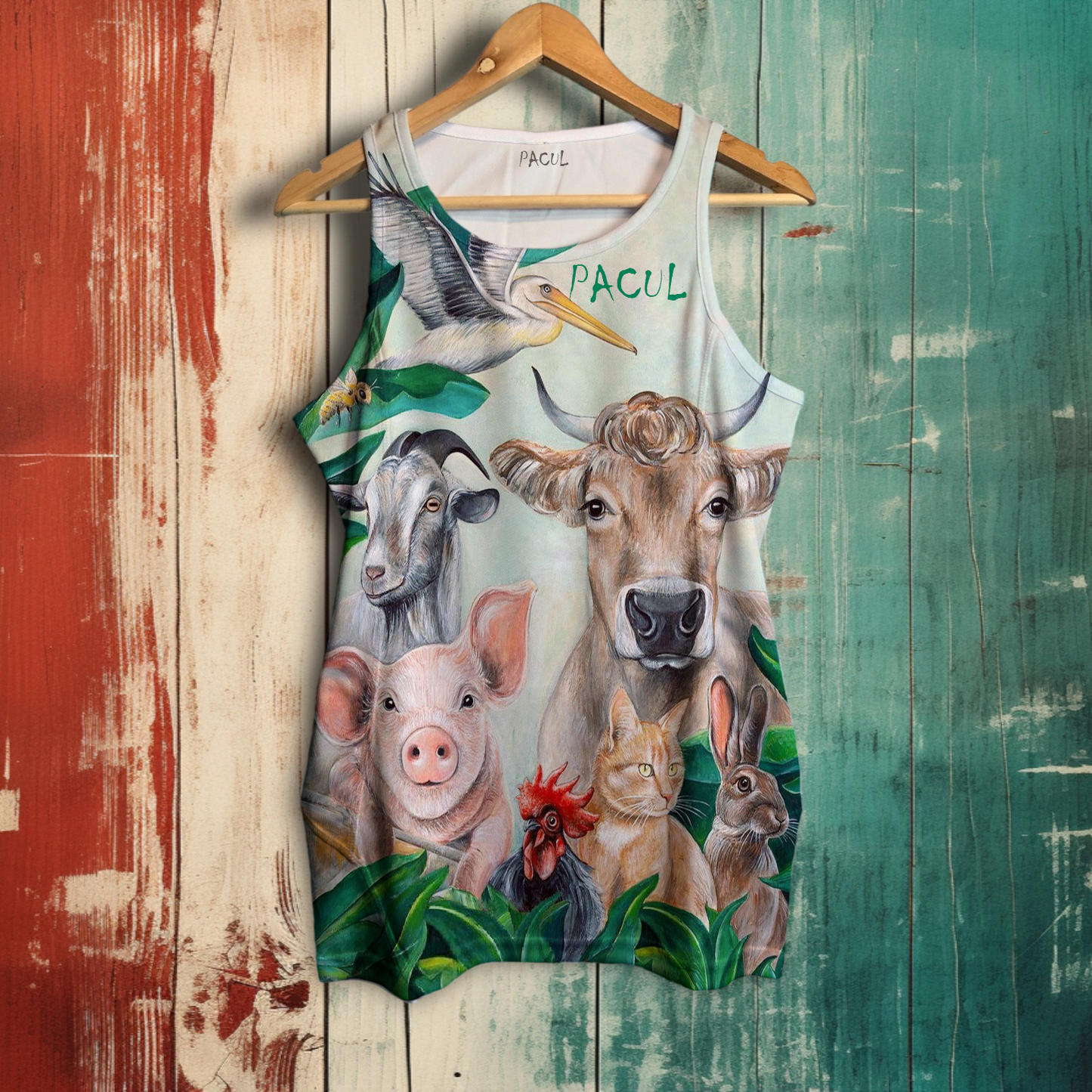 Polera Pacul Hombre Animales