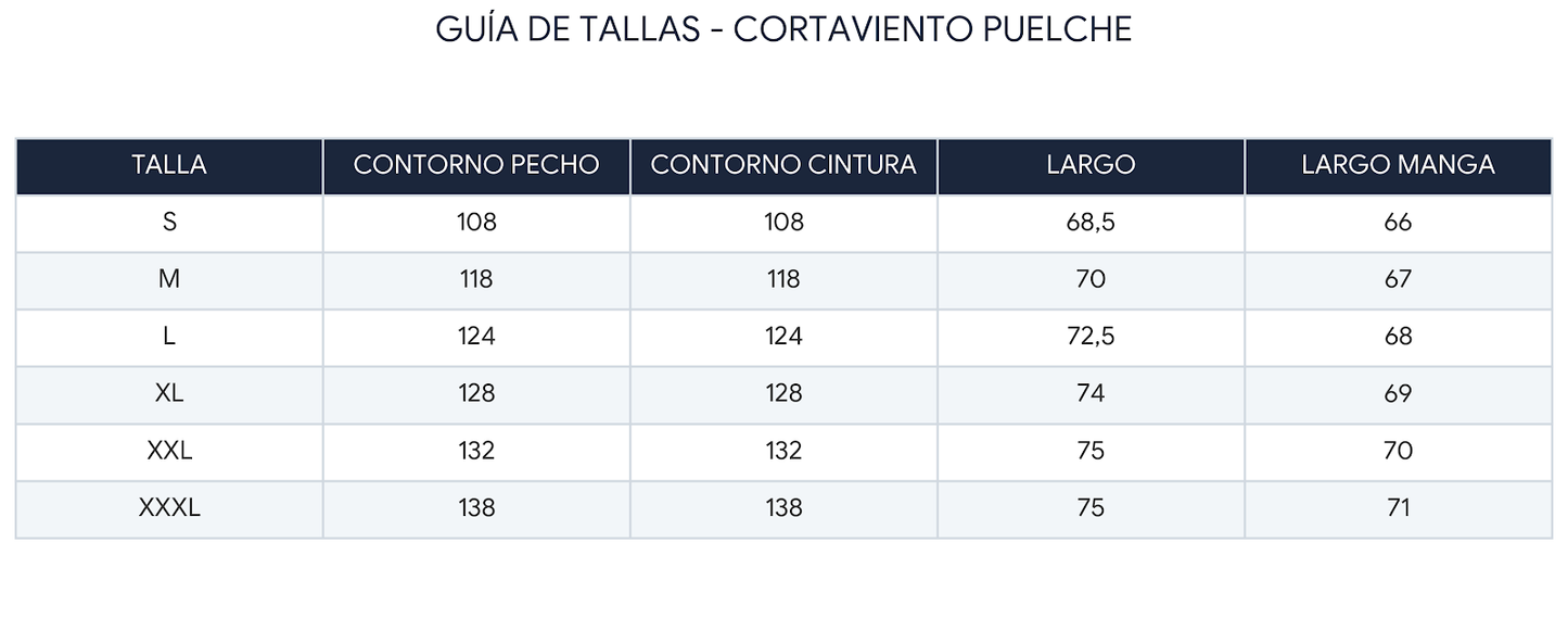 Cortaviento Técnico "Puelche" | Hombre