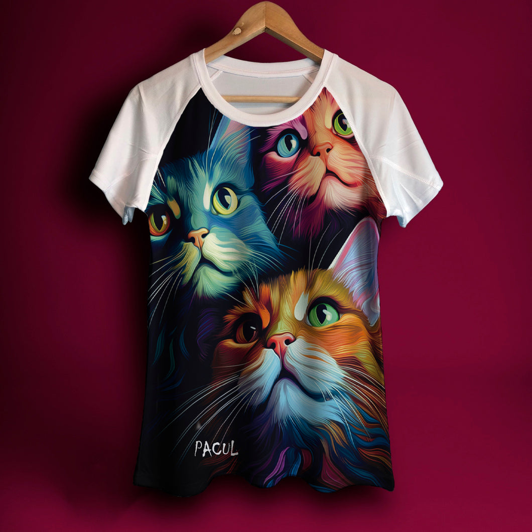 Polera Pacul Mujer Gatos