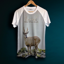 Cargar imagen en el visor de la galería, Polera Pacul Hombre Huemul - Native Chilean Animals
