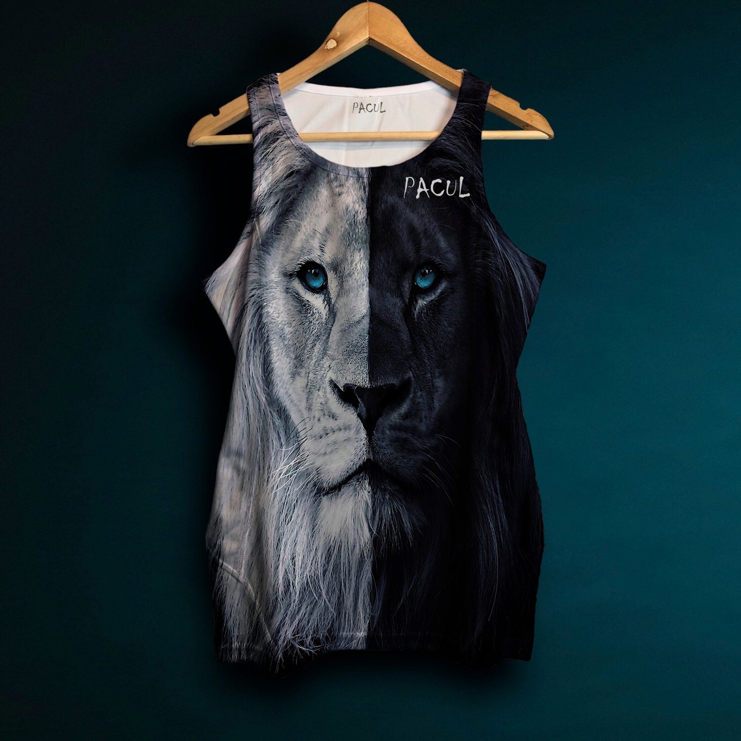 Polera Pacul Hombre León BN