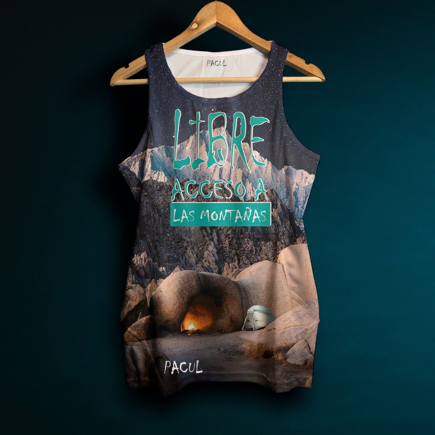 Polera Pacul Hombre Libre Acceso a Las Montañas 4
