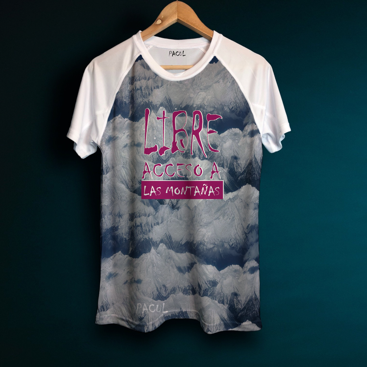 Polera Pacul Hombre Libre Acceso a Las Montañas – PACUL OUTDOORS