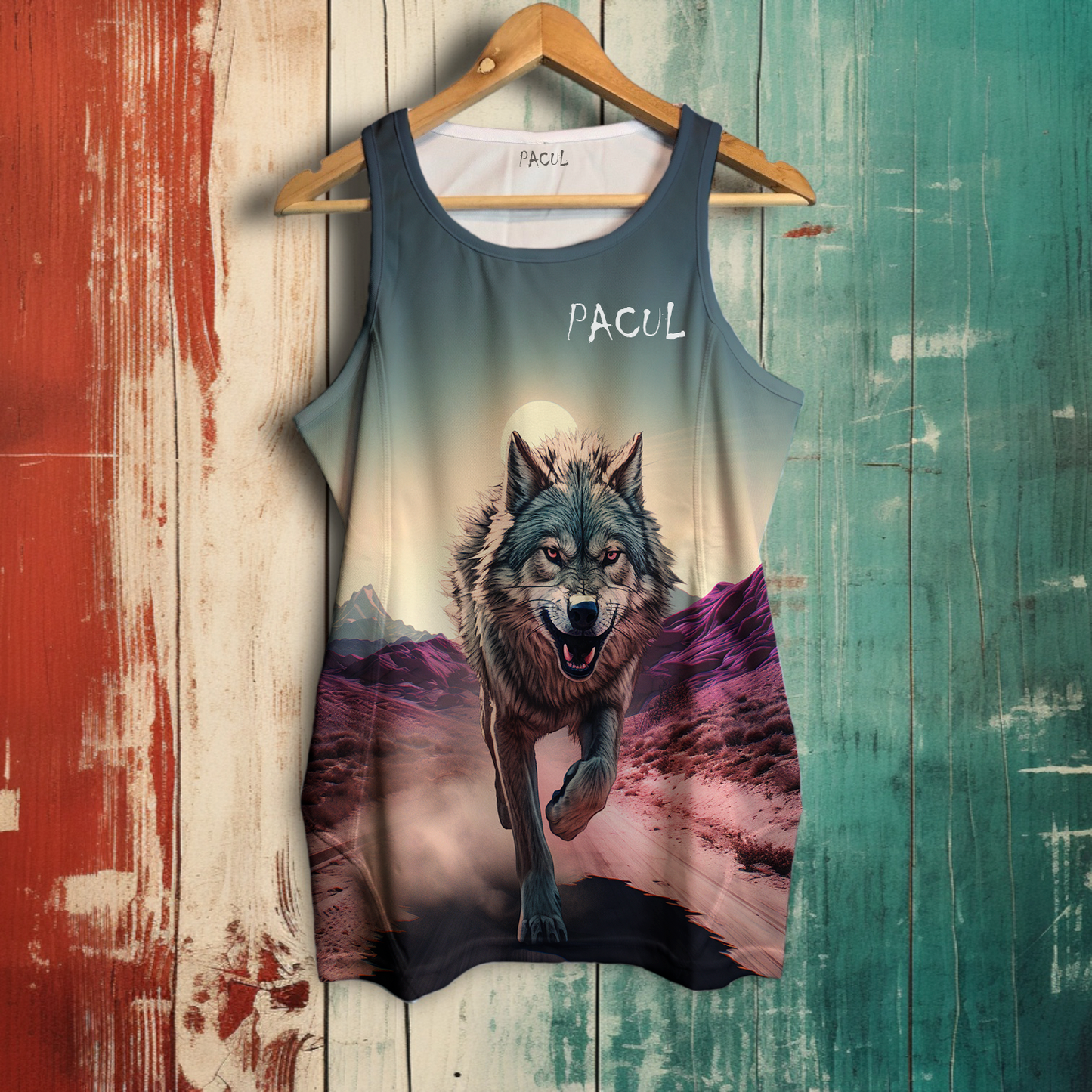 Polera Pacul Hombre Lobo 7