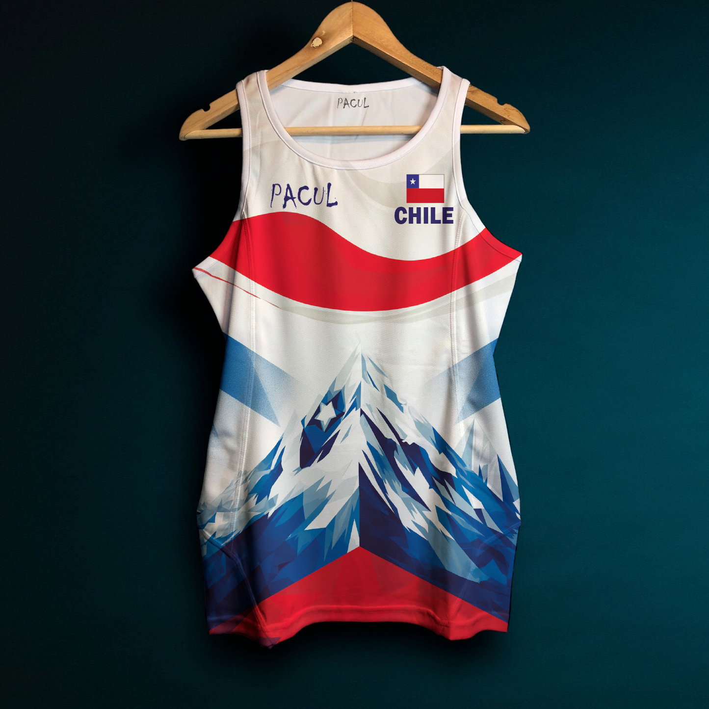 Polera Pacul Hombre Selección Trail Running Chile 3