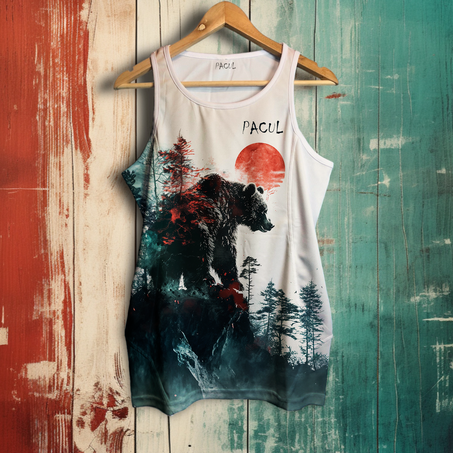 Polera Pacul Hombre Oso