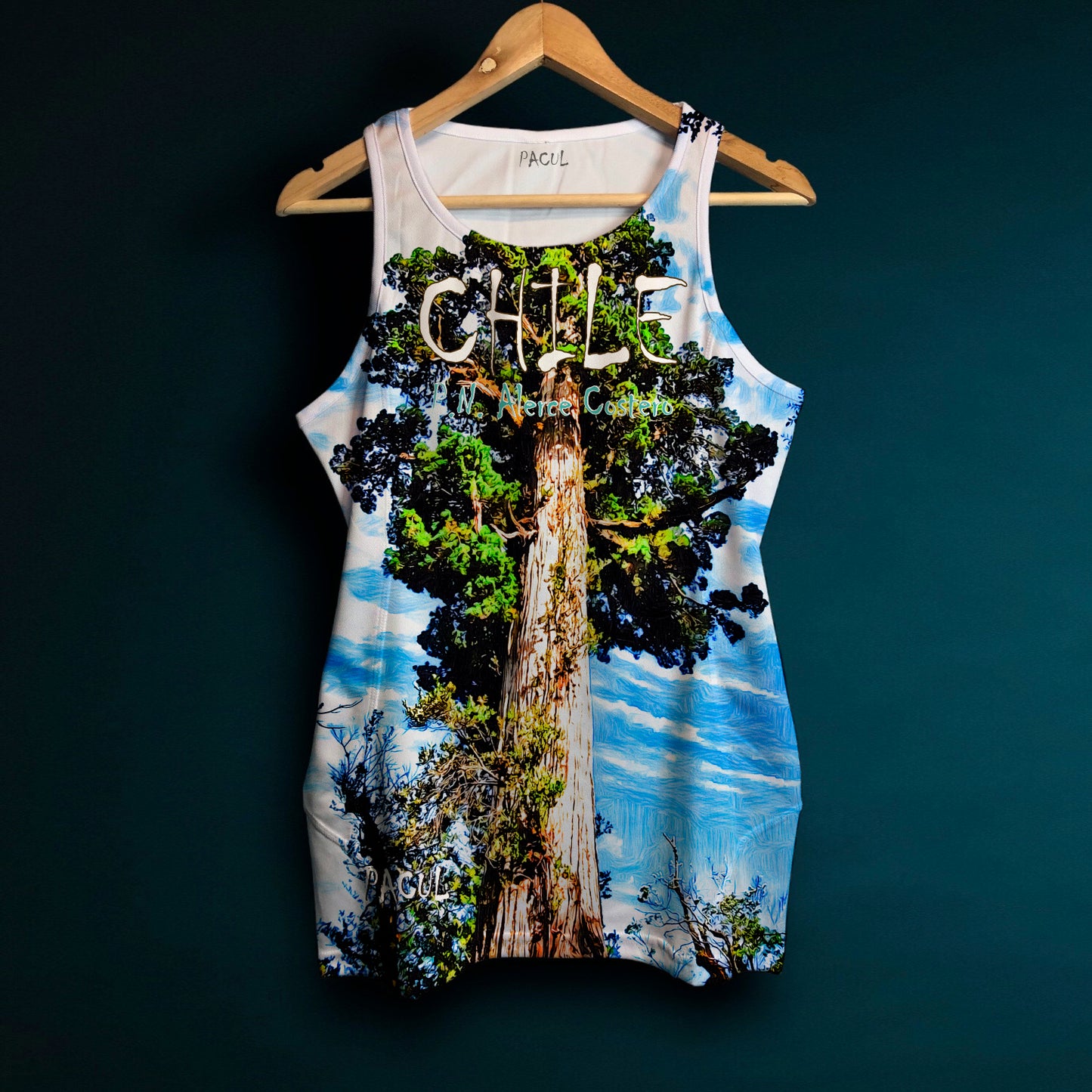 Polera Pacul Hombre Parque Nacional Alerce Costero