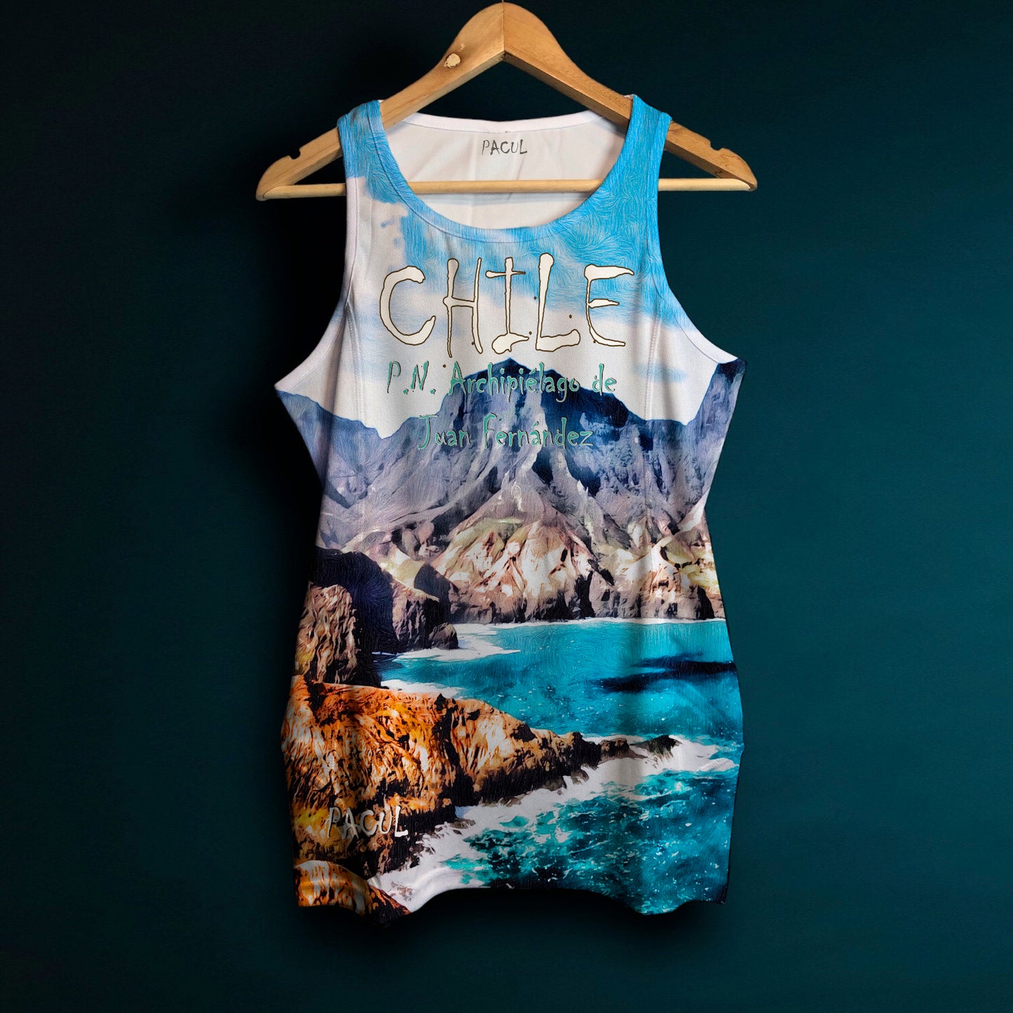 Polera Pacul Hombre Parque Nacional Archipiélago de Juan Fernández