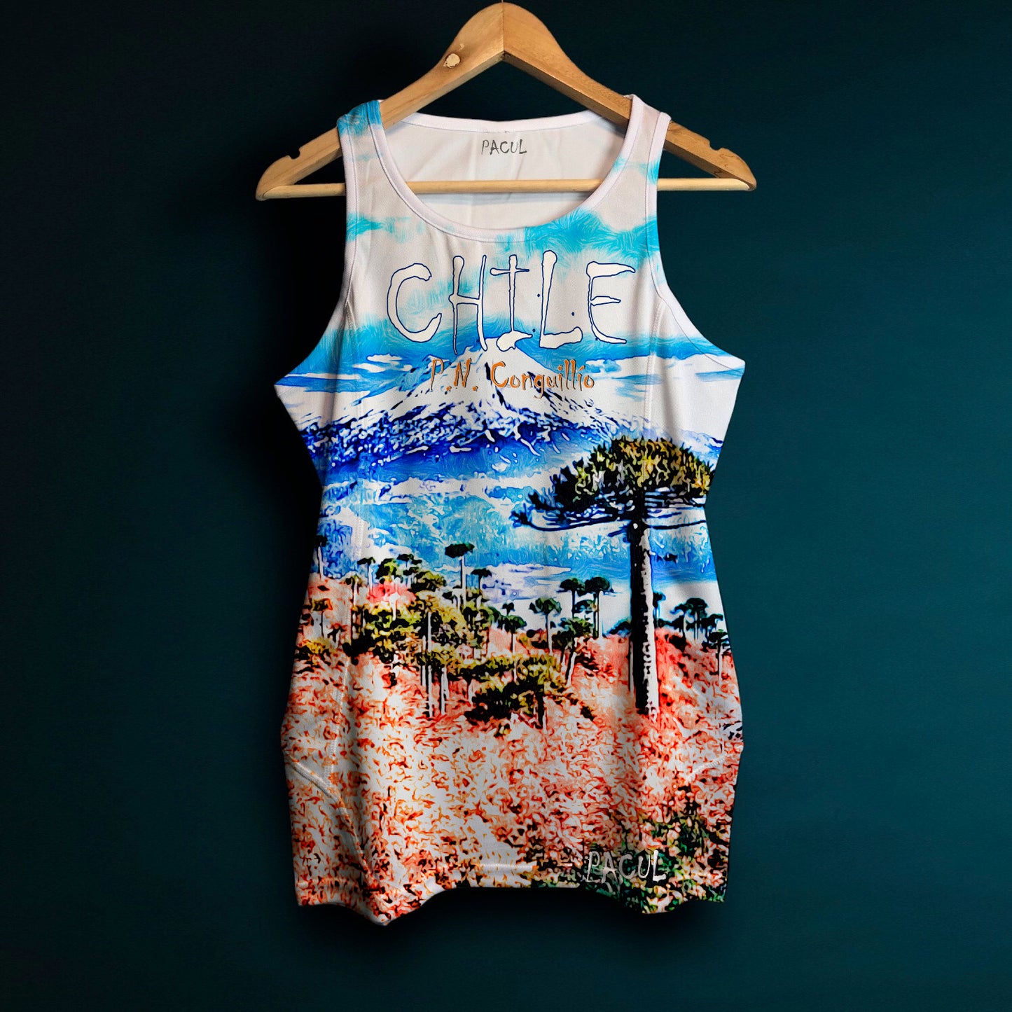 Polera Pacul Hombre Parque Nacional Conguillío