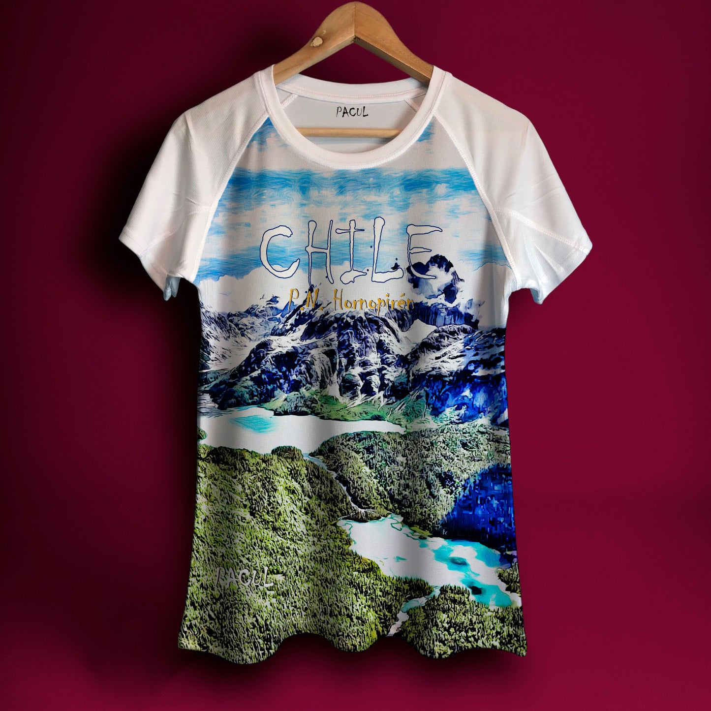 Polera Pacul Mujer Parque Nacional Hornopirén