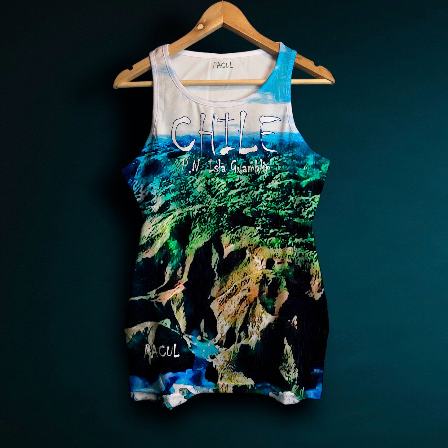Polera Pacul Hombre Parque Nacional Isla Guamblin