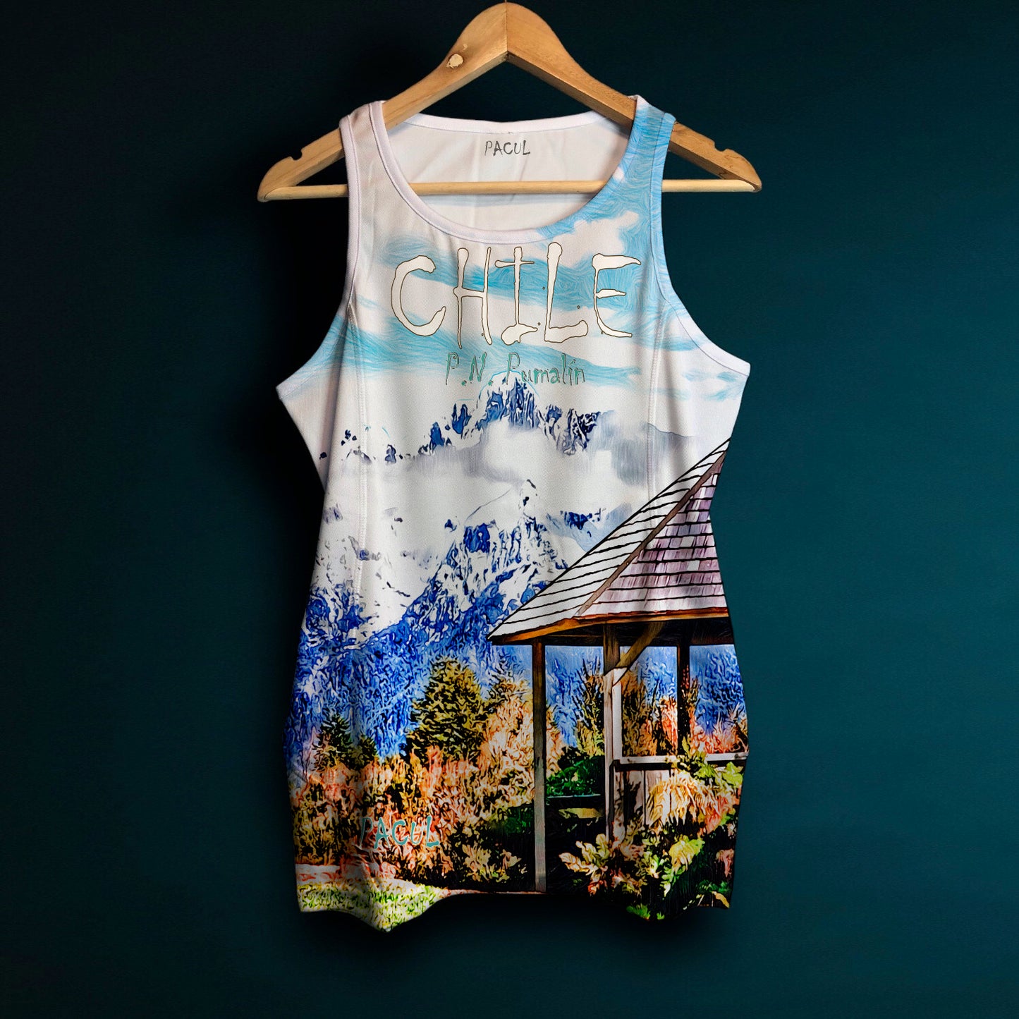 Polera Pacul Hombre Parque Nacional Pumalín