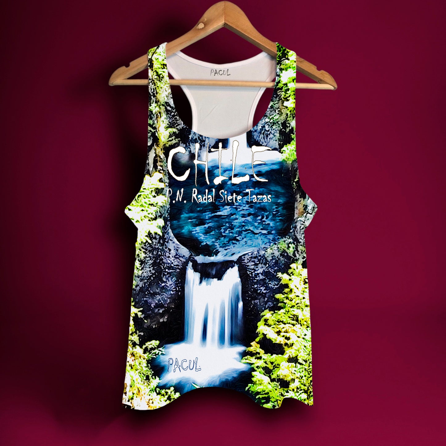 Polera Pacul Mujer Parque Nacional Radal Siete Tazas