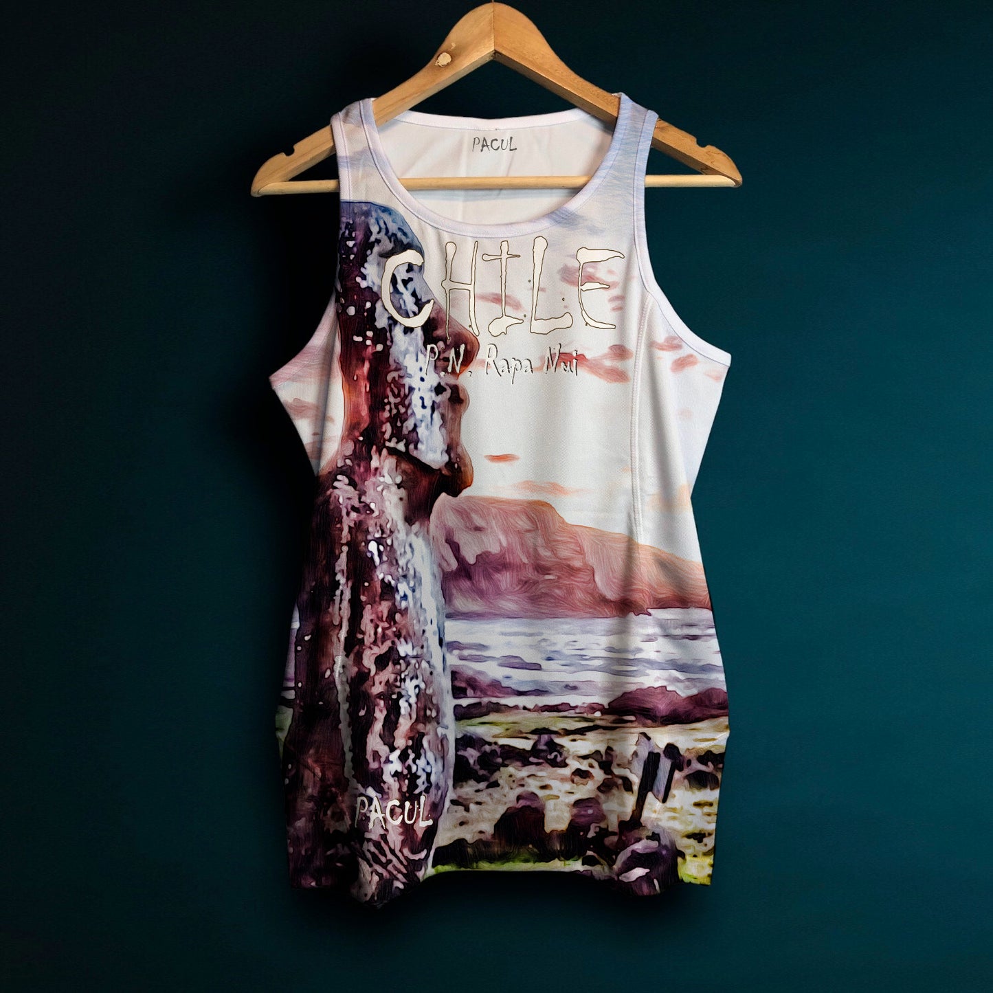 Polera Pacul Hombre Parque Nacional Rapa Nui