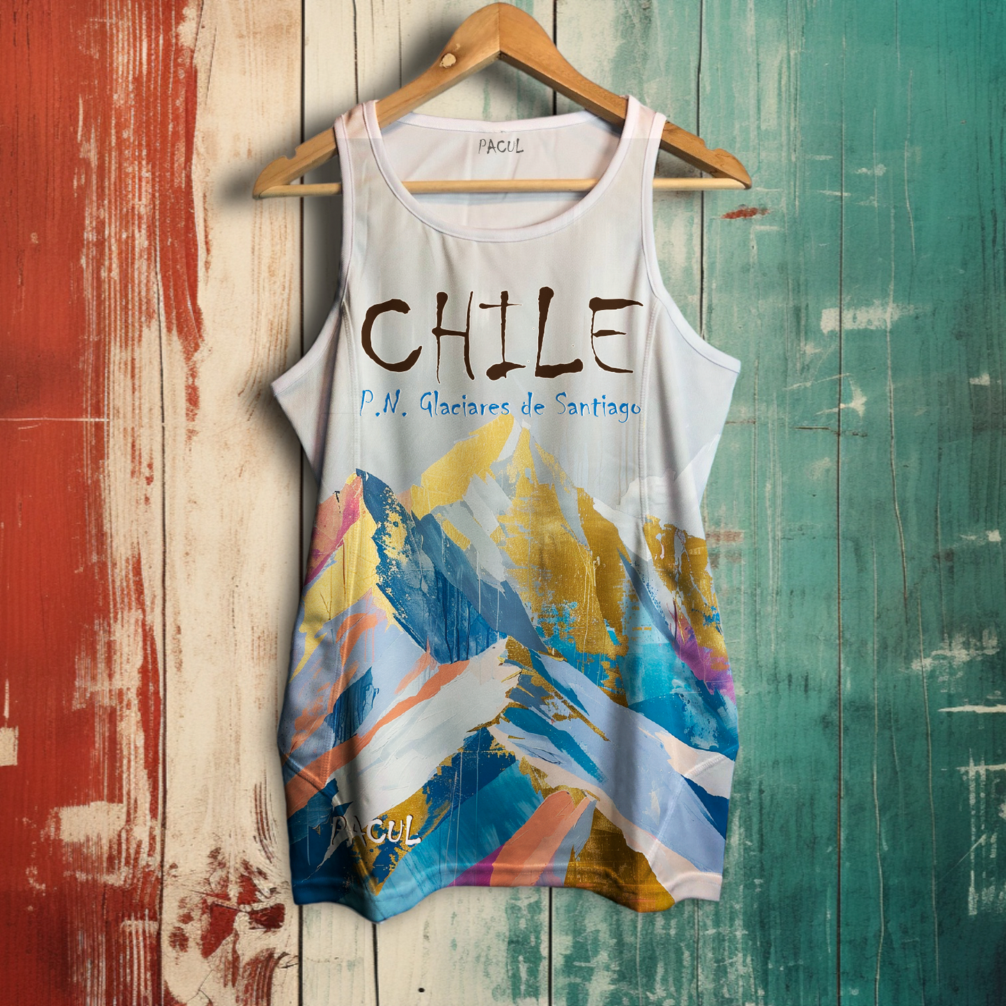 Polera Pacul Hombre Parque Nacional Glaciares de Santiago