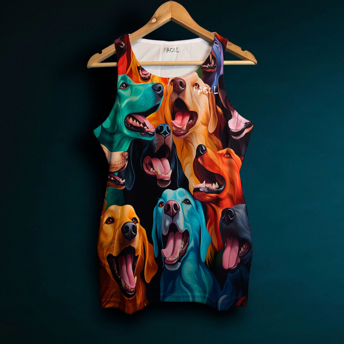 Polera Pacul Hombre Perros