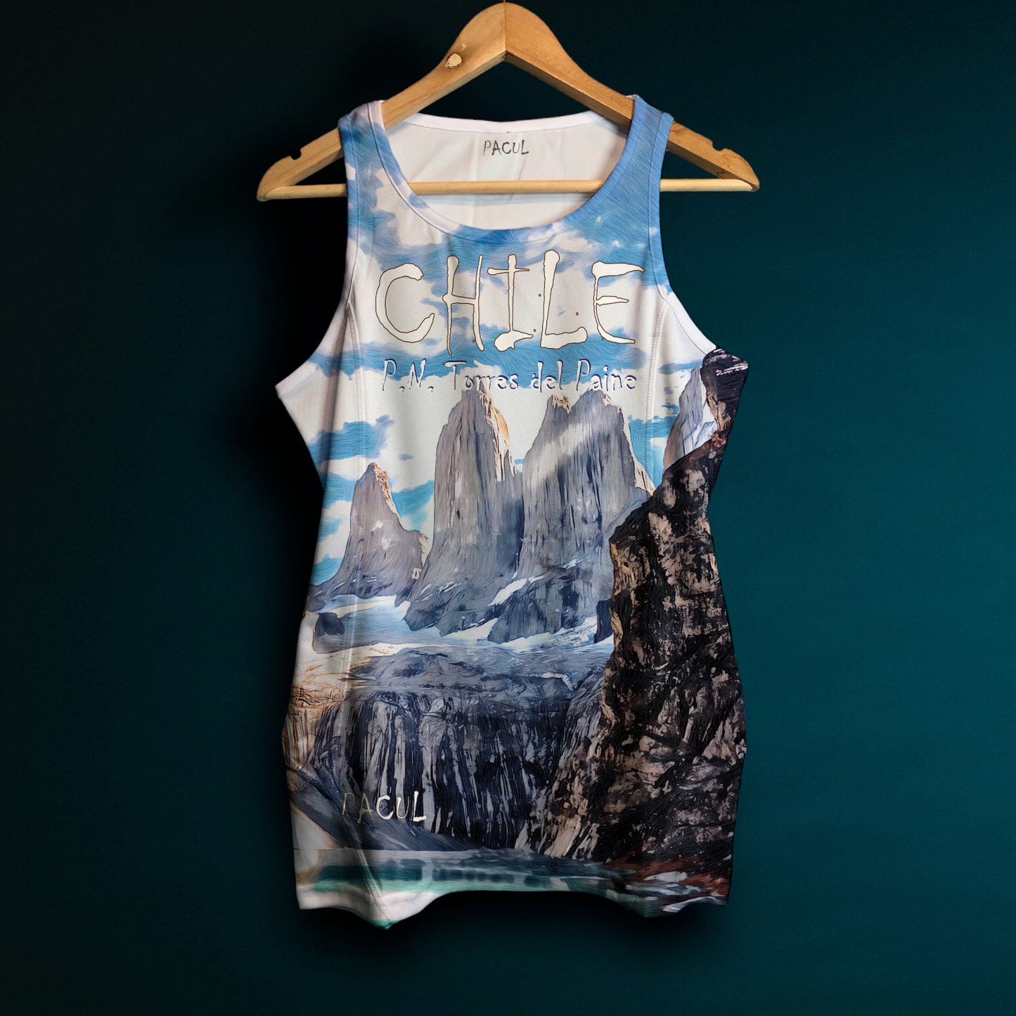 Polera Pacul Hombre Parque Nacional Torres del Paine - Base Torres